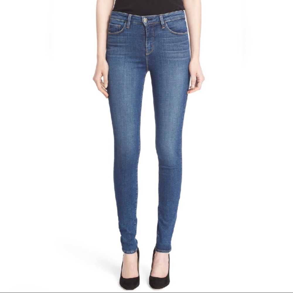 L’AGENCE Marguerite High Rise Skinny Jean Dark Vintage Wash
